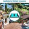 Costway 2-Person Patio Rattan Hanging Porch Swing Bench Chair Cushion Beige\Black\Red\Turquoise